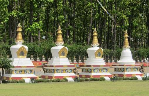 The monastery is the home to the tallest stupa in Asia having a height of 220-feet and width of 100 square feet which is made with Japanese style of a